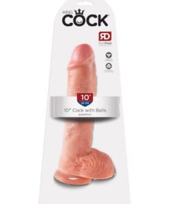 Pipedream – King Cock – 10″ Cock with Balls – Light