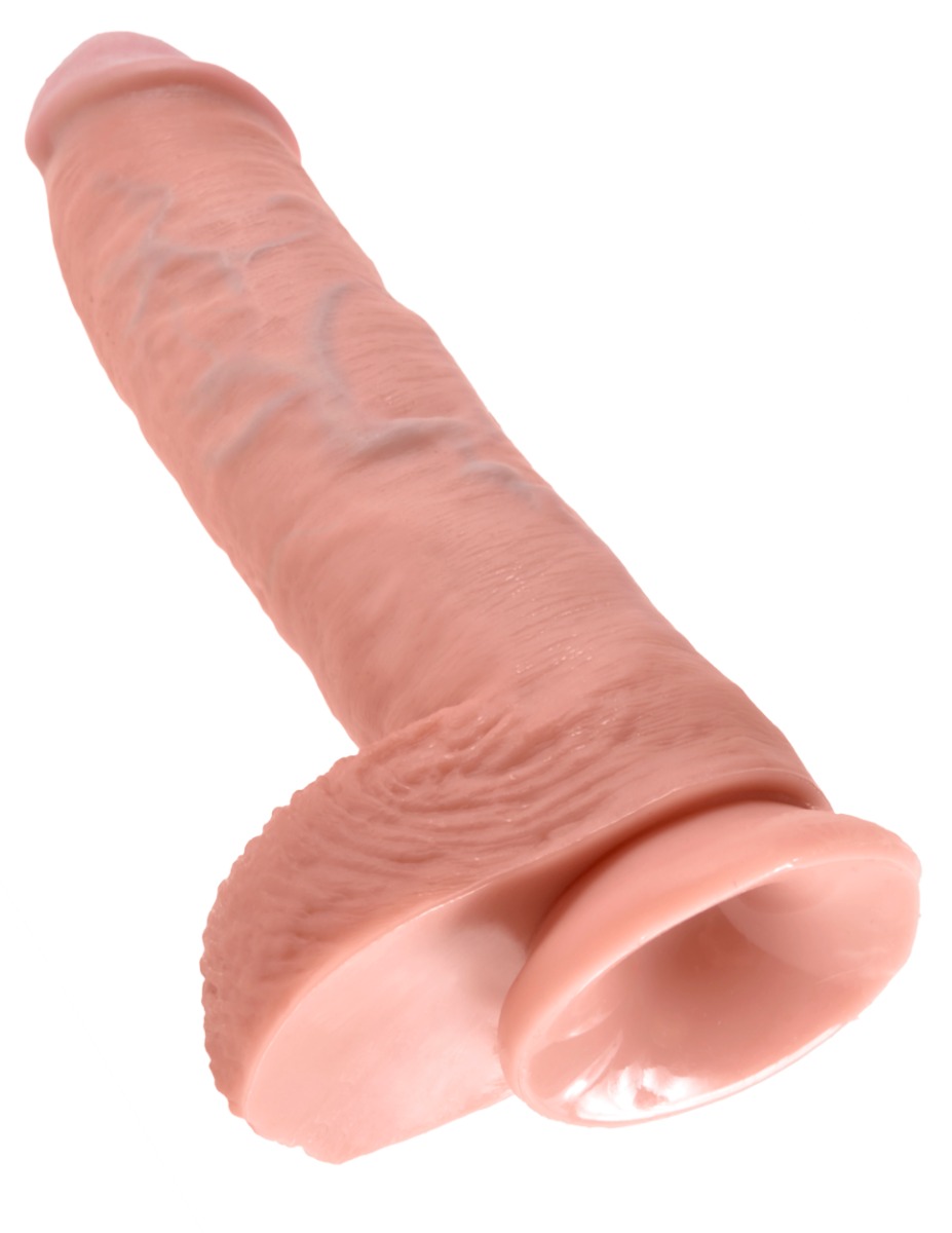Pipedream – King Cock – 10″ Cock with Balls – Light