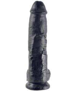 Pipedream – King Cock – 10″ Cock with Balls – Black