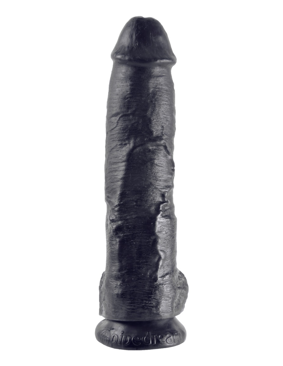 Pipedream – King Cock – 10″ Cock with Balls – Black