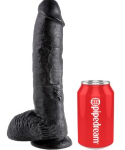 Pipedream – King Cock – 10″ Cock with Balls – Black