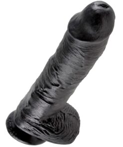 Pipedream – King Cock – 10″ Cock with Balls – Black