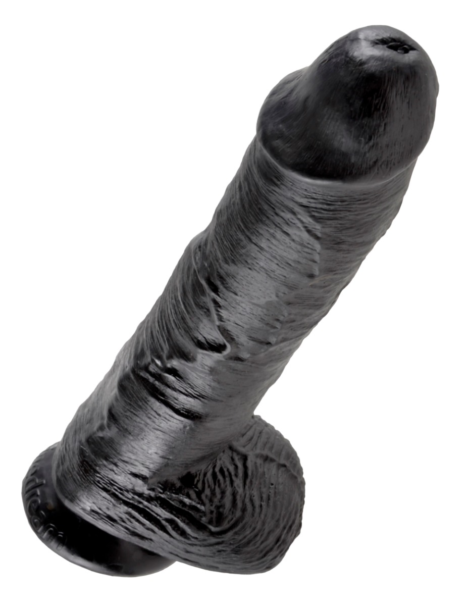 Pipedream – King Cock – 10″ Cock with Balls – Black
