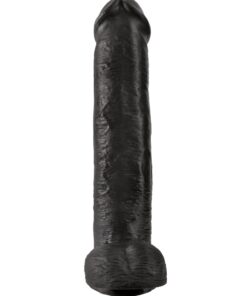 Pipedream – King Cock – 15″ Cock with Balls – Black