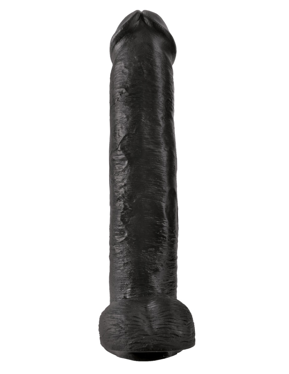 Pipedream – King Cock – 15″ Cock with Balls – Black