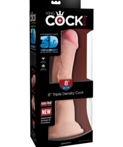 Pipedream – King Cock Plus – 8″ Triple Density Cock – Light