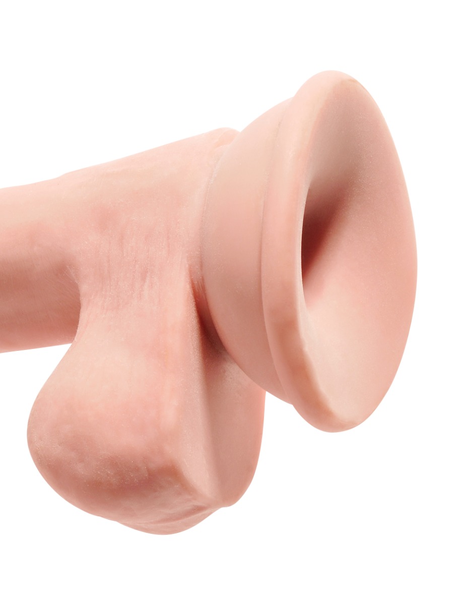 Pipedream – King Cock Plus – 6.5″ Triple Density Cock with Balls – Light