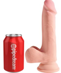 Pipedream – King Cock Plus – 7.5″ Triple Density Cock with Balls – Light