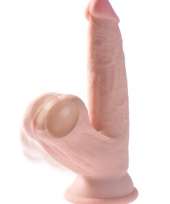 Pipedream – King Cock Plus – 6″ Triple Density Cock With Swinging Balls – Light