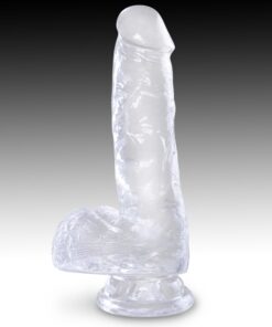 Pipedream – King Cock Clear – 6″ with balls
