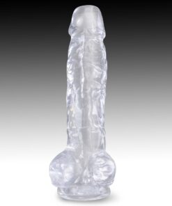 Pipedream – King Cock Clear – 8″ with balls