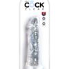 Pipedream – King Cock Clear – 8″ – Clear