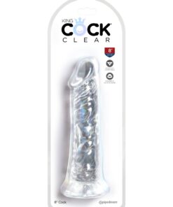 Pipedream – King Cock Clear – 8″ – Clear