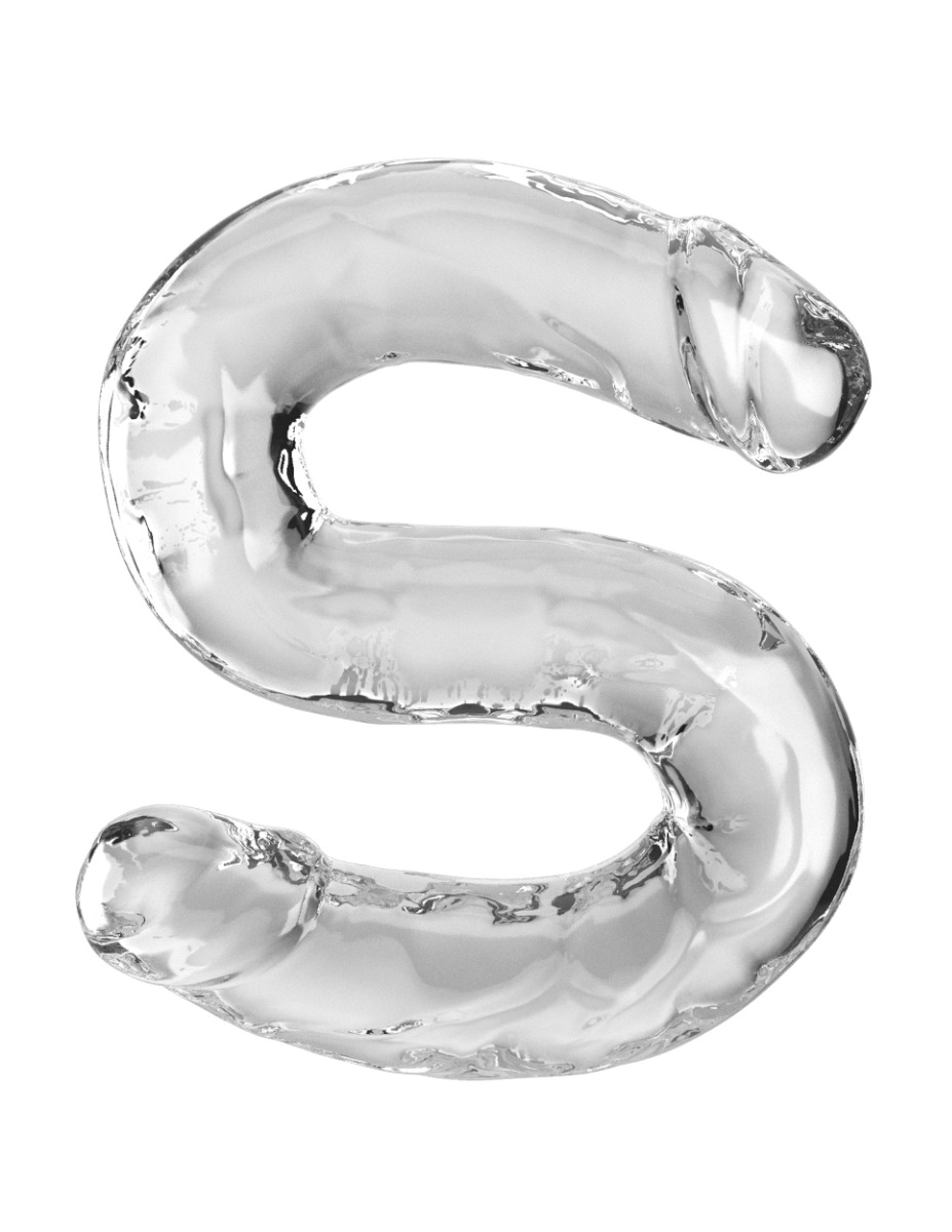 Pipedream – King Cock Clear – 18″ Double Dildo – Clear