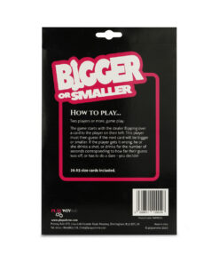 Play Wiv Me - Bigger or Smaller Card Game