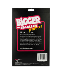 Play Wiv Me - Bigger or Smaller Boobies Card Game