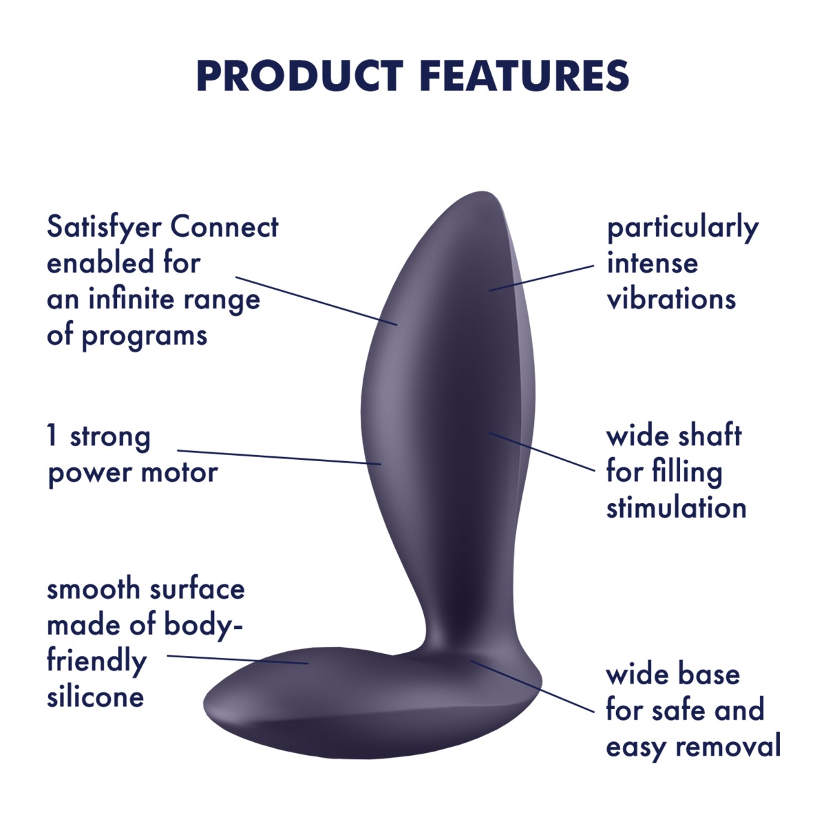 Satisfyer Power Plug – Plum