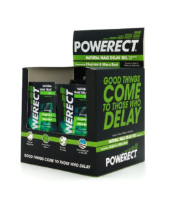 Powerect Natural Delay Gel / Serum Foil 54 x 5ml Sachets with POS (fragrance free)