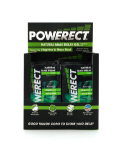 Powerect Natural Delay Gel / Serum Foil 54 x 5ml Sachets with POS (fragrance free)