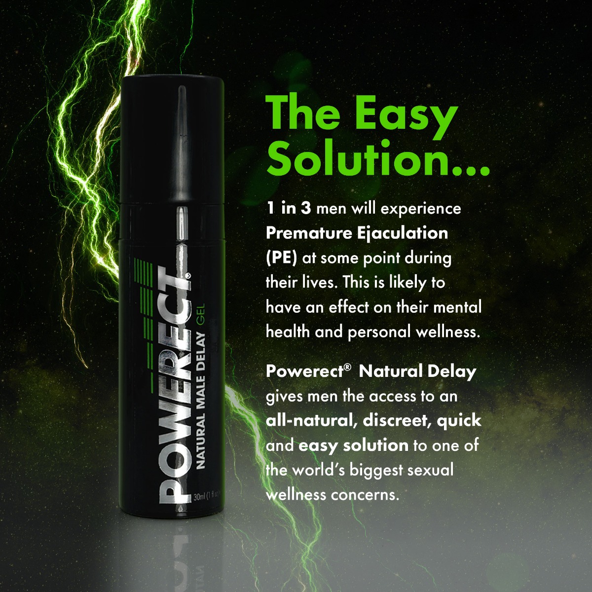 Powerect Natural Delay Serum Foil 5ml - Case of 100