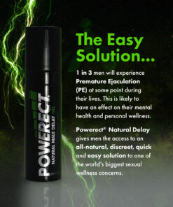 Powerect Natural Delay Gel / Serum 30ml (fragrance free)