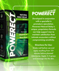 Powerect Natural Delay Spray 30ml (fragrance free)