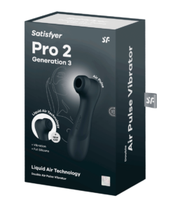 Satisfyer Pro 2 – Generation 3 With Liquid Air Technology Black