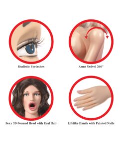 Pipedream – PDX Extreme – Dollz B.J. Betty Oral Sex Love Doll – Light