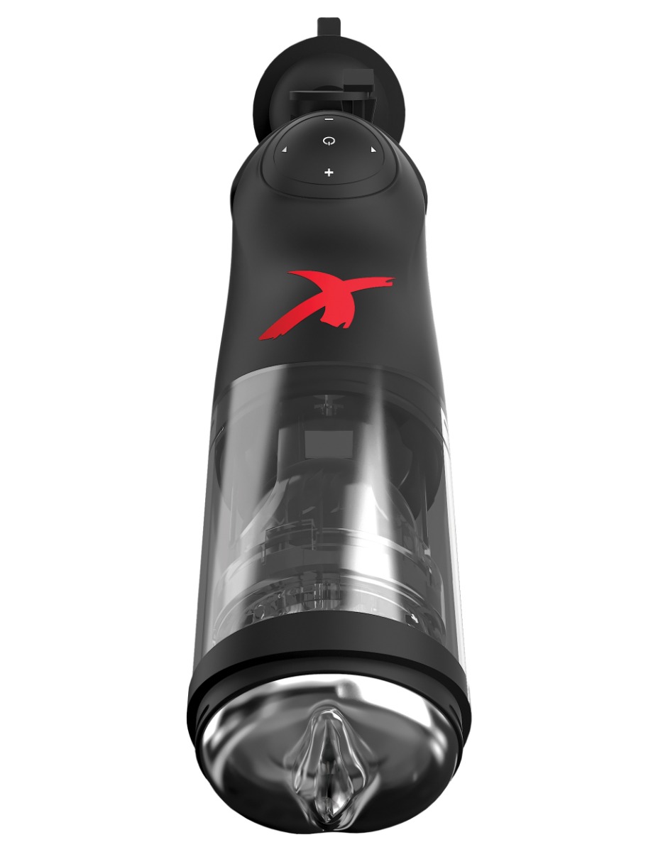 Pipedream – PDX Elite – Deluxe Mega-Bator – Clear/Black