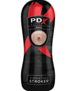 Pipedream – PDX Elite – Vibrating Anal Stroker – Light/Black
