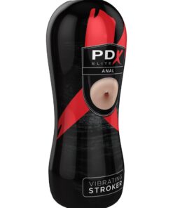 Pipedream – PDX Elite – Vibrating Anal Stroker – Light/Black