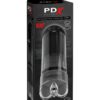 Pipedream – PDX Elite – Extender Pro Vibrating Pump – Clear/Black
