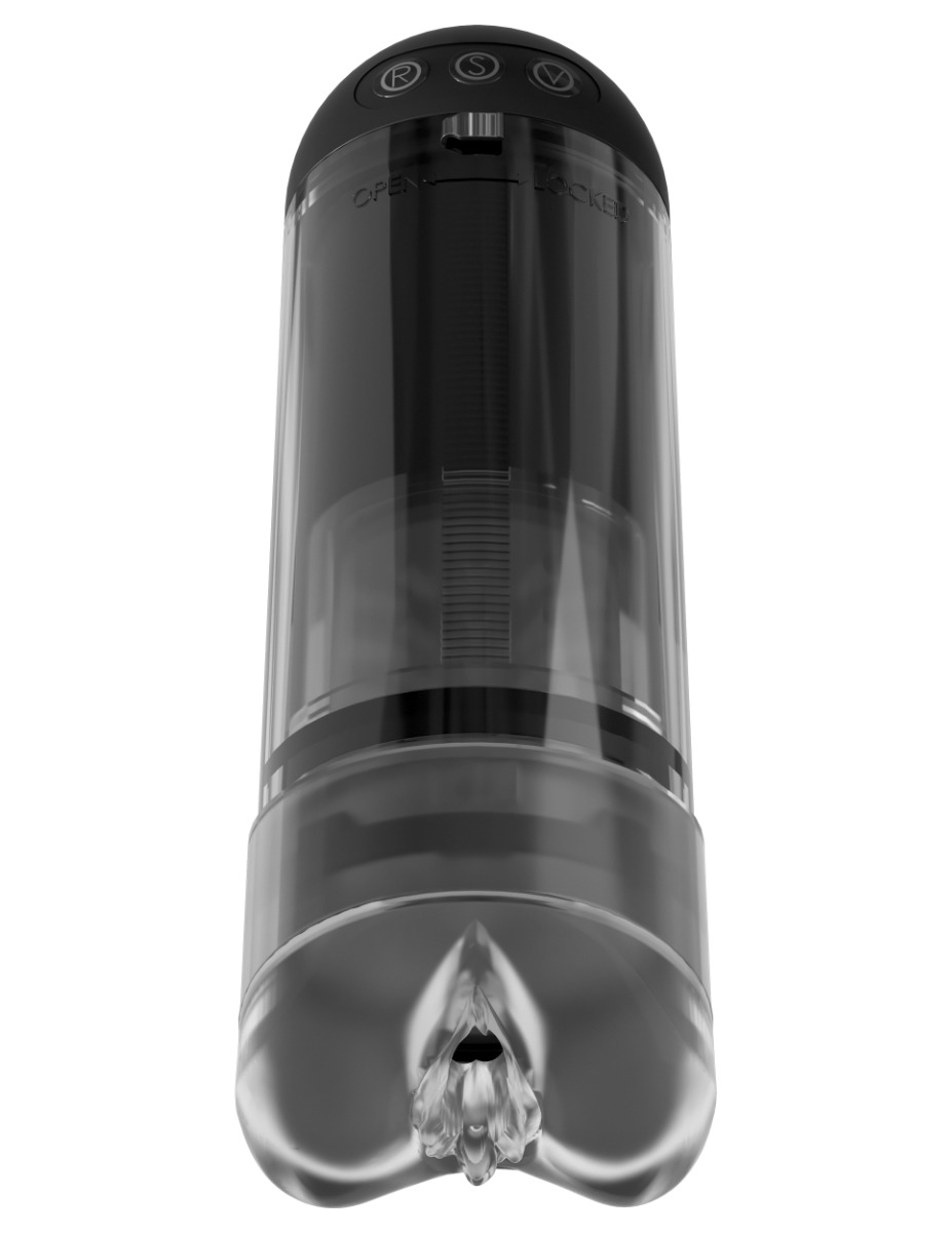 Pipedream – PDX Elite – Extender Pro Vibrating Pump – Clear/Black