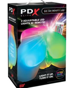 Pipedream – PDX Elite – Go-Go Booty Self-Lubricating Mega Masturbator – Frosted