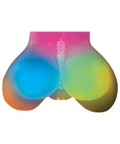 Pipedream – PDX Elite – Go-Go Booty Self-Lubricating Mega Masturbator – Frosted