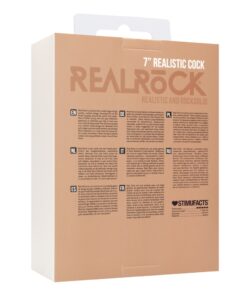 Real Rock Skin - Realistic Cock 7" With Scrotum