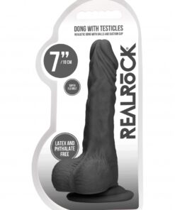 Real Rock - Dong W Testicles 7 inches - Black