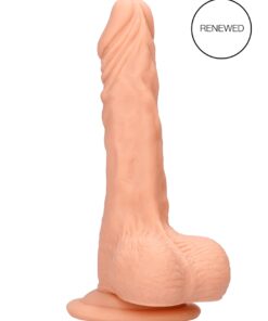 Real Rock - Dong W Testicles 9 inches - Flesh