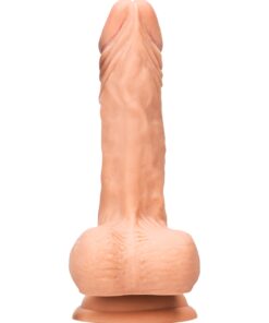 Real Rock - Dong W Testicles 9 inches - Flesh