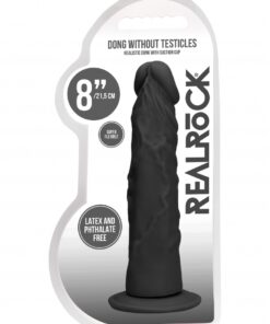 Real Rock - Dong Without Testicles 8 inches - Black