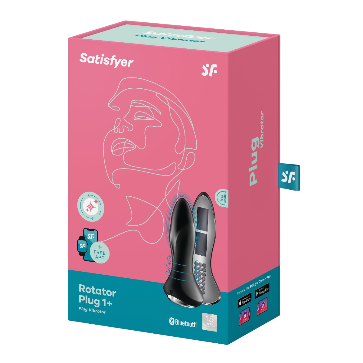 Satisfyer Rotator Plug 1+ – Black