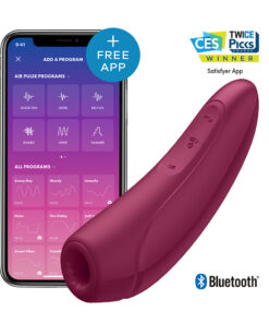 Satisfyer App Enabled Curvy 1+ Rose Red