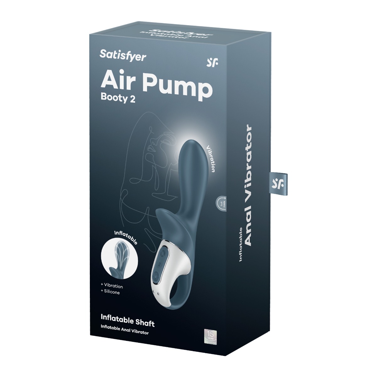 Satisfyer Air Pump Booty 2 – Dark Grey