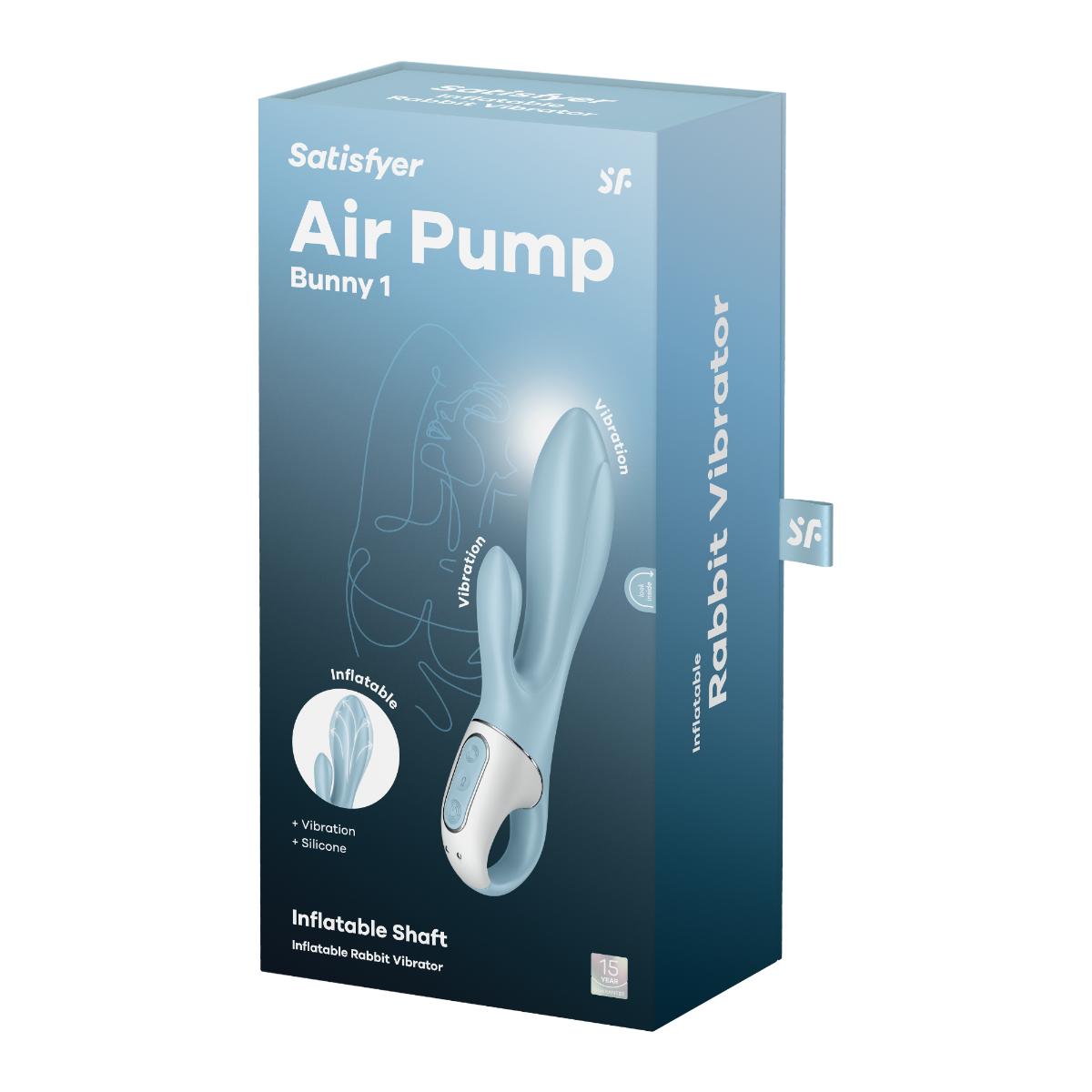Satisfyer Air Pump Bunny 1 – Ice Blue