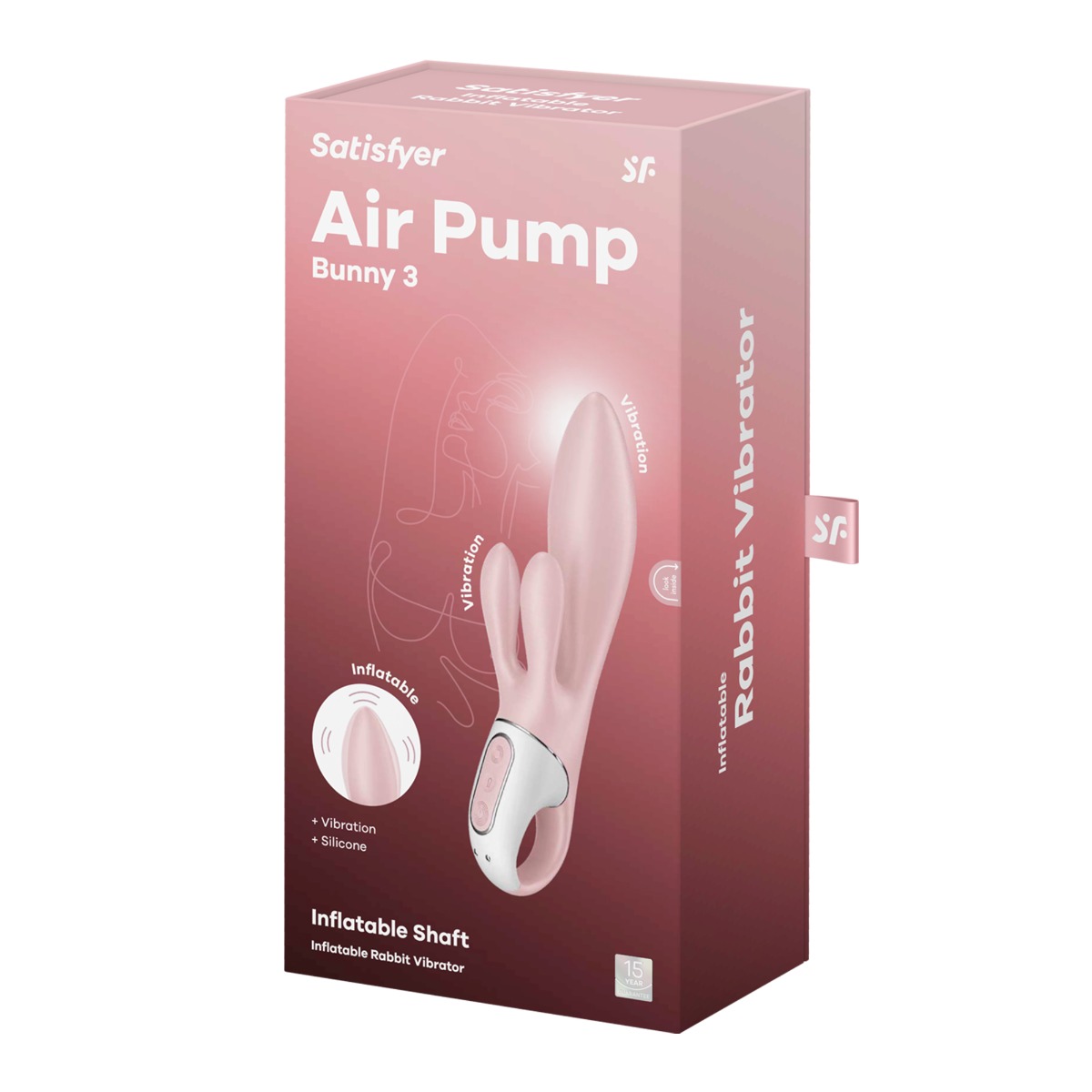 Satisfyer Air Pump Bunny 3 – Rose