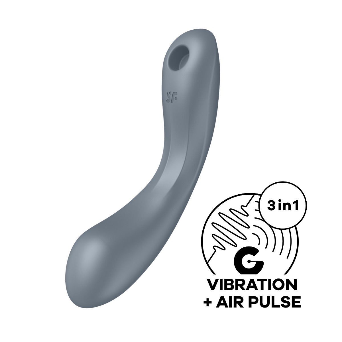 Satisfyer Curvy Trinity 1 – Bluegrey