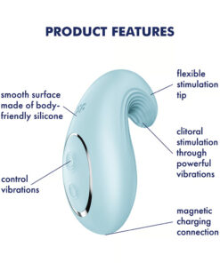 Satisfyer Dipping Delight – Light Blue