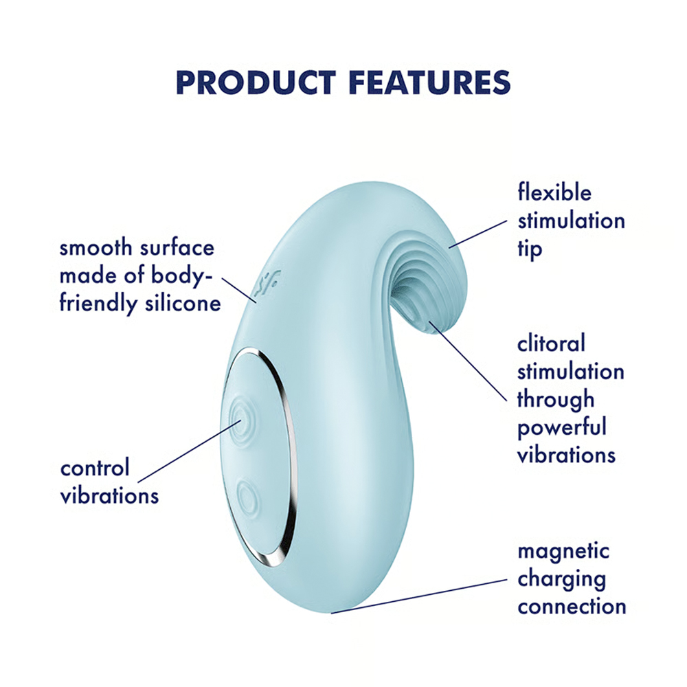 Satisfyer Dipping Delight – Light Blue