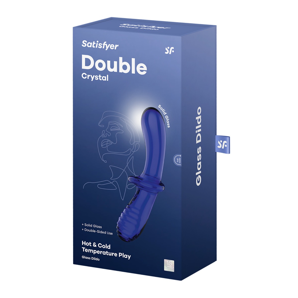 Satisfyer Double Crystal – Light Blue