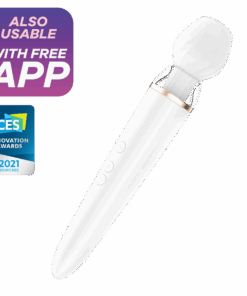 Satisfyer Double Wand-er white incl. Bluetooth and App